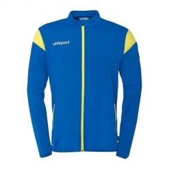 Bluza treningowa męska Uhlsport Squad 27. Niebieskie bluzy męskie Uhlsport, m, bez wzorów, bez kaptura, na fitness i siłownię. Za 139.24 zł.