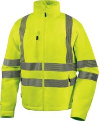 Kurtka męska Delta Plus FLENHV - KURTKA WYSOKIEJ WIDOCZNOSCI Z POLIESTRU STRETCH - WODOODPORNA I ODDYCHAJĄCA - żółty fluo M. Żółte kurtki męskie DELTA PLUS, m, bez wzorów, bez kaptura. Za 323.74 zł.