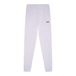 Spodnie Do Biegania Dla Kobiet Lucera. Białe spodnie sportowe damskie Fila, bez wzorów, do biegania. Za 219.99 zł.
