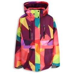 Kurtka narciarska dla dzieci snowboard Lemon Explore ZL5. Brązowe kurtki i płaszcze dla dziewczynek LEMON explore, na zimę, bez wzorów, z materiału, długie, z kapturem. Za 379.90 zł.