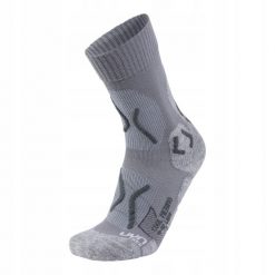 Skarpety trekkingowe damskie Uyn Cool Merino Trekking. Szare skarpety damskie UYN, bez wzorów, z dzianiny. Za 99.99 zł.