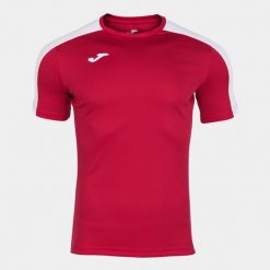 Koszulka do piłki nożnej męska Joma Academy III. Białe koszulki sportowe męskie Joma, m, bez wzorów, bez kołnierzyka, bez ramiączek, do piłki nożnej. Za 54.99 zł.