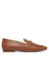 MICHAEL Michael Kors Loafersy Bryant 40F6BYFP1L Brązowy. Brązowe mokasyny damskie MICHAEL Michael Kors, ze skóry. Za 789.99 zł.