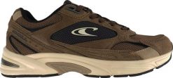 O Neill Buty męskie O'Neill Montauk Low brązowe 90263038 07X 45. Brązowe trampki męskie O Neill, bez wzorów, bez zapięcia. Za 279.71 zł.