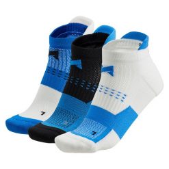 Skarpety do tenisówek fitness - Uniseks - Multi niebieski - 3 pary. Niebieskie obuwie sportowe damskie XTREME, bez wzorów, z elastanu. Za 134.79 zł.