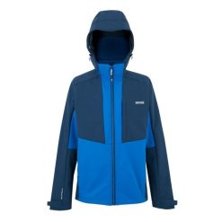 Męska Kurtka Soft Shell Hewitts. Niebieskie kurtki męskie Regatta, m, bez wzorów, sportowe, bez kaptura. Za 177.99 zł.