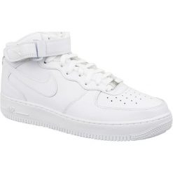 Nike Air Force 1 Mid 07 315123-111 45 Białe. Białe buty sportowe męskie marki Nike, ze skóry. W wyprzedaży za 419.99 zł.