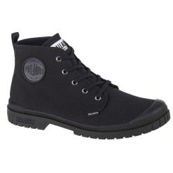 Buty do chodzenia unisex, Palladium Pampa SP20 Hi CVS. Czarne obuwie sportowe damskie Palladium, bez wzorów, z materiału, trekkingowe. Za 439.99 zł.