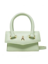 Patrizia Pepe Torebka 8B0208/L061-G596 Zielony. Zielone torebki do ręki damskie Patrizia Pepe, bez wzorów, ze skóry, bez dodatków. Za 759.99 zł.