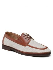 Gino Rossi Półbuty MAURIZIO-01 122AM Beżowy. Brązowe półbuty na co dzień męskie Gino Rossi, z materiału, bez zapięcia. Za 196.99 zł.