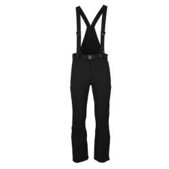 Spodnie narciarskie Peak Mountain Softshell. Czarne spodnie snowboardowe męskie Peak Mountain, l, bez wzorów, z materiału, do biegania. Za 451.00 zł.