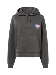 Tommy Jeans sweter z kapturem Kobiety Bawełna szary, S. Szare swetry damskie Tommy Jeans, s, bez wzorów, z bawełny, retro, bez kołnierzyka, bez ramiączek, z kapturem. Za 279.95 zł.