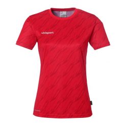 Koszulka damska Uhlsport Progressive 28. Białe koszulki sportowe damskie Uhlsport, bez wzorów, sportowe, bez kołnierzyka. Za 147.50 zł.