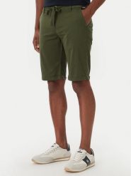 Beverly Hills Polo Club Szorty materiałowe P-SS26M-B476380 Zielony Regular Fit. Zielone szorty męskie Beverly Hills Polo Club, m, bez wzorów, z bawełny. Za 223.99 zł.