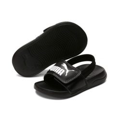 Sandały Chłopak Puma Popcat 20 Backstrap czarny. Białe sandały chłopięce Puma, z materiału, bez zapięcia. Za 87.40 zł.