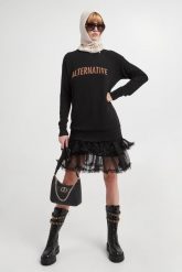 Sukienka mini TWINSET ACTITUDE. Sukienki damskie Twinset Milano, xs, bez wzorów, bez kołnierzyka, bez ramiączek, mini. W wyprzedaży za 528.63 zł.
