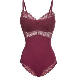 Body bonprix jeżynowo-czerwony. Body damskie marki bonprix. Za 89.99 zł.