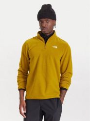 The North Face Polar Glacier NF0A8D0Q Żółty Regular Fit. Żółte bluzy męskie The North Face, m, bez wzorów, z polaru, bez kaptura. Za 279.99 zł.
