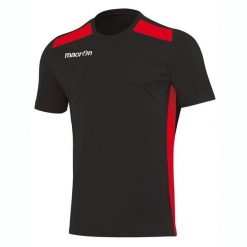 Koszulka Macron sirius. Czarne koszulki sportowe męskie Macron, bez wzorów, bez kołnierzyka, bez ramiączek, do piłki nożnej. Za 162.50 zł.