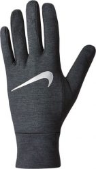 Nike Rękawiczki damskie do biegania Nike Dri-Fit Fleece szare N1002577082 M/L. Szare rękawiczki damskie Nike, bez wzorów, sportowe. Za 195.32 zł.