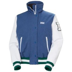 Damska kurtka narciarska Helly Hansen Apres Varsity. Niebieskie kurtki snowboardowe damskie Helly Hansen, s, bez wzorów, bez kaptura, narciarskie. Za 1,451.00 zł.