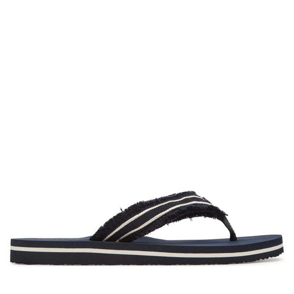 Japonki Tommy Hilfiger. Niebieskie klapki damskie Tommy Hilfiger, bez wzorów, bez obcasa. Za 139.99 zł.