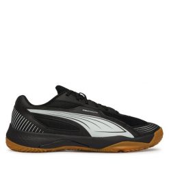 Buty halowe Puma. Czarne buty sportowe męskie Puma, bez zapięcia. Za 299.99 zł.