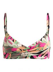 Stanik bikini z miseczkami dla Kobiety PRINTED BEACH CLASSICS Czarny. Czarne bikini damskie Roxy, s, bez wzorów. Za 83.99 zł.