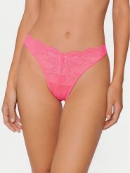 Guess Stringi O4YE01 PZ01C Różowy. Czerwone stringi damskie Guess, xl, z aplikacjami, z syntetyku. Za 118.99 zł.