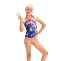 Strój kąpielowy dla dzieci Speedo Digital Plmt. Czerwone stroje kąpielowe dla dziewczynek Speedo, bez wzorów, z elastanu. Za 83.99 zł.