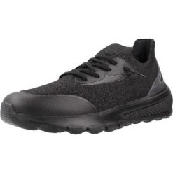 Buty GEOX D SPHERICA ACTIF Czarny. Czarne obuwie sportowe damskie Geox, bez wzorów, z tkaniny, trekkingowe. Za 379.99 zł.