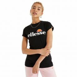 Koszulka z krótkim rękawem Damska Ellesse Hayes Czarny. Czarne koszulki sportowe damskie Ellesse, xs, bez wzorów, z elastanu, bez kołnierzyka, bez ramiączek. Za 132.45 zł.