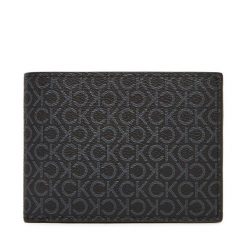 Portfel Calvin Klein. Czarne portfele męskie Calvin Klein, bez wzorów. Za 284.99 zł.