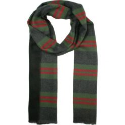 Szalik Miękki, Zielono-Szary w Czerwone Paski, Firmy V.Fraas -Cashmink- Elegancki, Męski. Czerwone szaliki męskie V. Fraas, bez wzorów, z materiału. Za 59.00 zł.