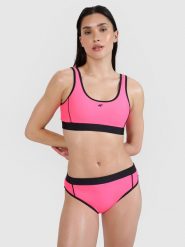 4F Góra od bikini damska - różowa M. Czerwone bikini damskie 4f, na lato, m, bez wzorów. W wyprzedaży za 59.99 zł.