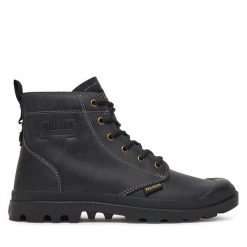 Trapery Palladium. Czarne śniegowce i trapery męskie Palladium, bez zapięcia. Za 679.99 zł.