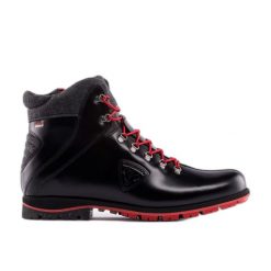 Buty Rossignol 1907 Chamonix Shiny 2.0. Czarne eleganckie półbuty Rossignol, z gumy, street, bez zapięcia. Za 1,680.15 zł.