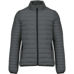 Kurtka puchowa Kariban Légère. Szare kurtki męskie KARIBAN, l, bez wzorów, z puchu, bez kaptura. Za 275.00 zł.