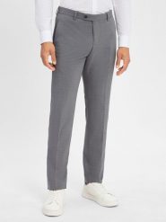 Finshley & Harding Spodnie - Mitch Mężczyźni Modern Fit szary, 54. Szare eleganckie spodnie męskie Finshley & Harding, m, bez wzorów, z wełny. Za 229.95 zł.