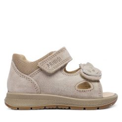 Sandały Primigi. Brązowe sandały chłopięce Primigi, bez zapięcia. Za 209.99 zł.