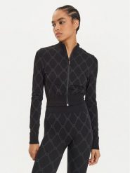 Hugo Bluzka 50518172 Czarny Regular Fit. Czarne bluzki damskie Hugo, xl, bez wzorów, z syntetyku, bez kołnierzyka, bez ramiączek. Za 289.99 zł.