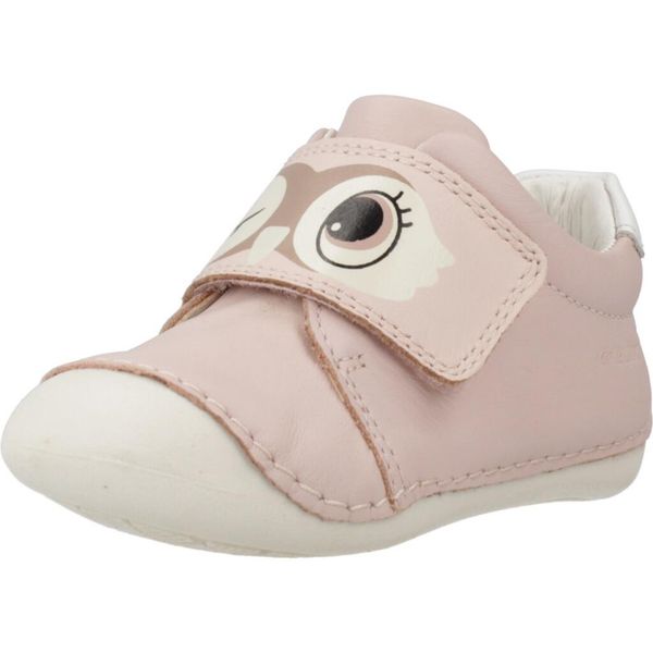 Buty GEOX B TUTIM Rose. Czerwone obuwie sportowe damskie Geox, bez wzorów, ze skóry, na fitness i siłownię. Za 134.99 zł.