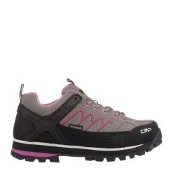 Damskie buty trekkingowe górskie ze skóry zamszowej VIBRAM CMP MOON LOW. Czarne trekkingi damskie CMP. W wyprzedaży za 449.99 zł.