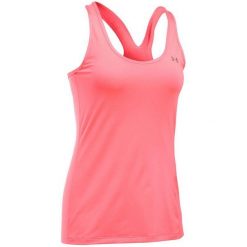 Koszulka bez rękawów damska Under Armour Racer Tank. Czerwone obuwie sportowe damskie Under Armour, bez wzorów, na fitness i siłownię. Za 149.00 zł.