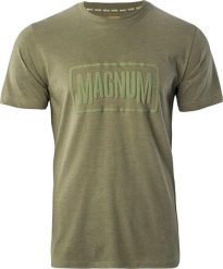 Koszulka treningowa męska Magnum Essential. Zielone koszulki sportowe męskie MAGNUM, na lato, l, bez wzorów, z bawełny, bez kołnierzyka, bez ramiączek. Za 59.35 zł.