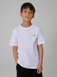 4F T-shirt regular gładki (2-pack) chłopięcy - multikolor 146/152 (10-12 lat). T-shirty dla chłopców 4f, bez wzorów, z bawełny, bez ramiączek. Za 49.99 zł.