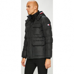 Tommy Hilfiger - Kurtka. Czarne kurtki męskie Tommy Hilfiger, z materiału. Za 1,399.00 zł.