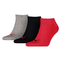 Skarpety męskie Puma 3-PAK. Czerwone skarpety męskie Puma, bez wzorów. Za 42.99 zł.