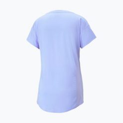 Koszulka damska PUMA Train Favorite elektro. Fioletowe obuwie sportowe damskie Puma, bez wzorów, na fitness i siłownię. Za 62.99 zł.