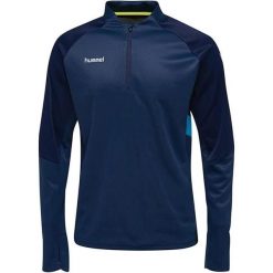 Męska bluza Hummel Tech Move Half Zip Blue2. Niebieskie bluzy męskie Hummel, m, bez wzorów, z elastanu, bez kaptura. Za 231.99 zł.